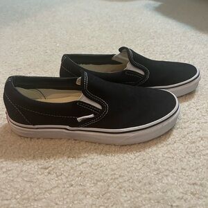 Unisex Vans Black Slip-On Shoes